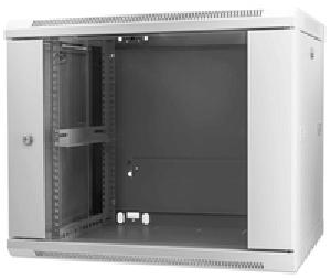 Intellinet Network Cabinet - Wall Mount (Standard) - 9U - Usable Depth 500mm/Width 540mm - Grey - Assembled - Max 60kg - Metal & Glass Door - Back Panel - Removeable Sides - Suitable also for use on desk or floor - 19",Parts for wall install (eg screws/ra